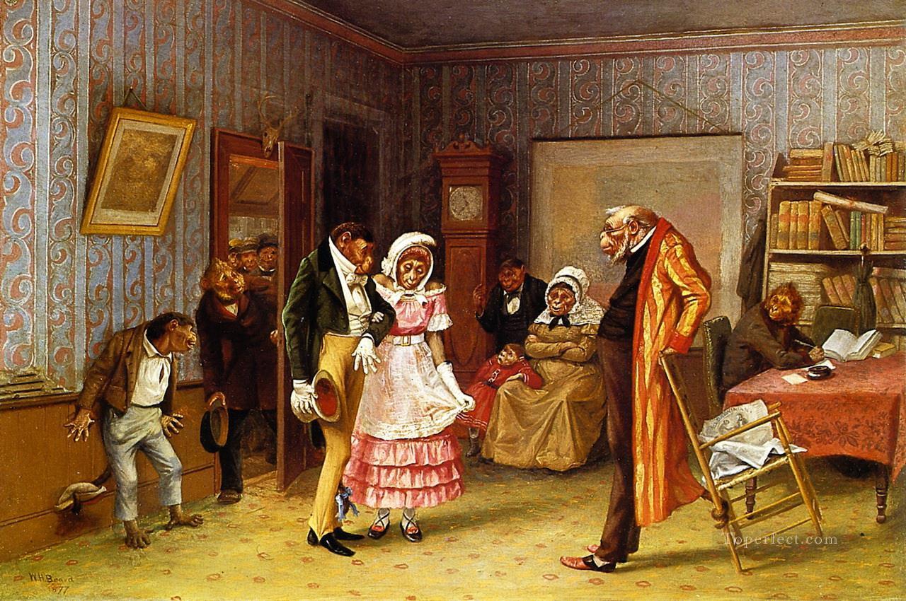 The Runaway Match William Holbrook Beard Oil Paintings